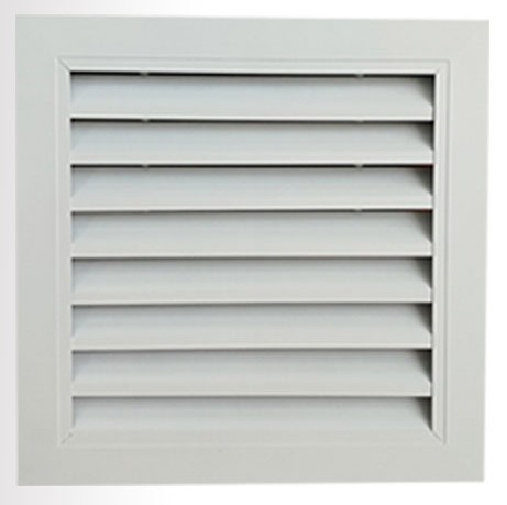 Rainproof louvered air vent